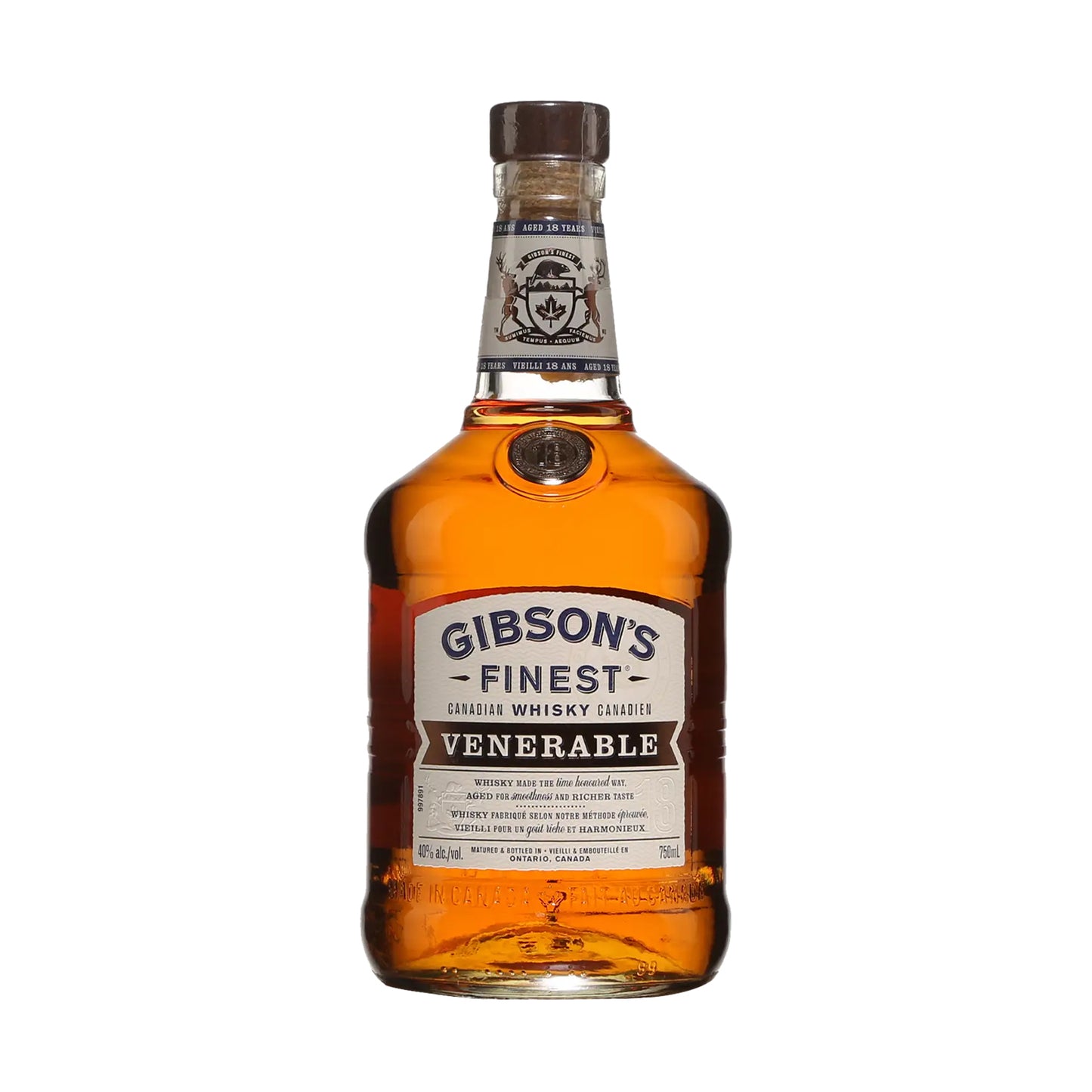 Gibson's Finest Venerable 18 Years Old 750ml