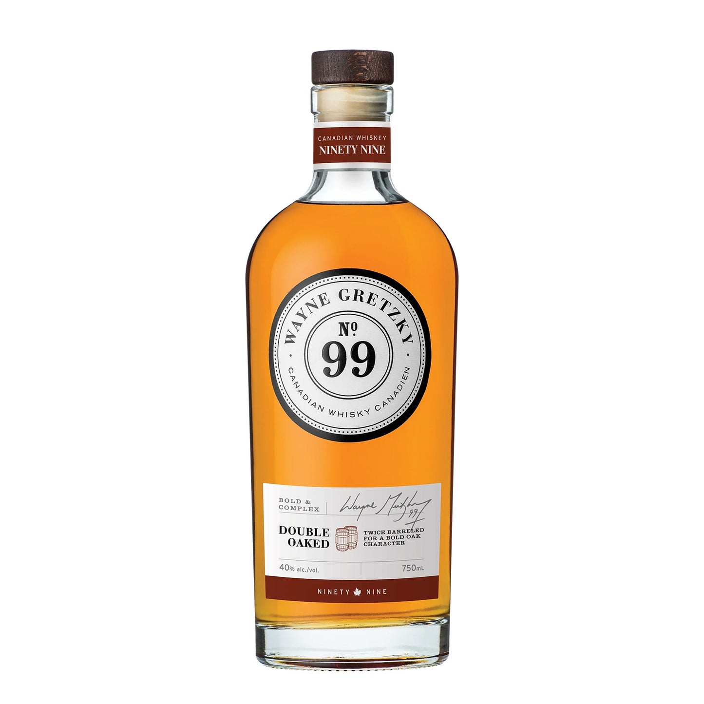 Wayne Gretzky Double Oaked Canadian Whisky 750mL