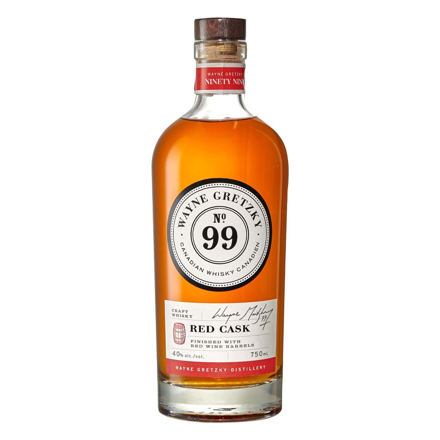 Wayne Gretzky Red Cask Canadian Whisky 750ml