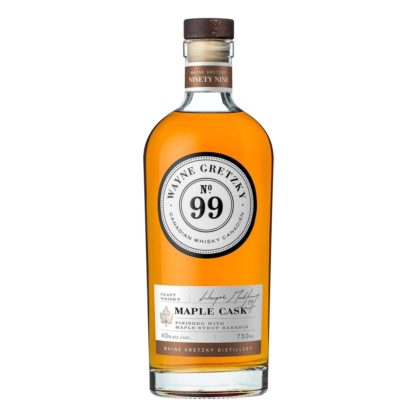 Wayne Gretzky Maple Cask Canadian Whisky 750ml