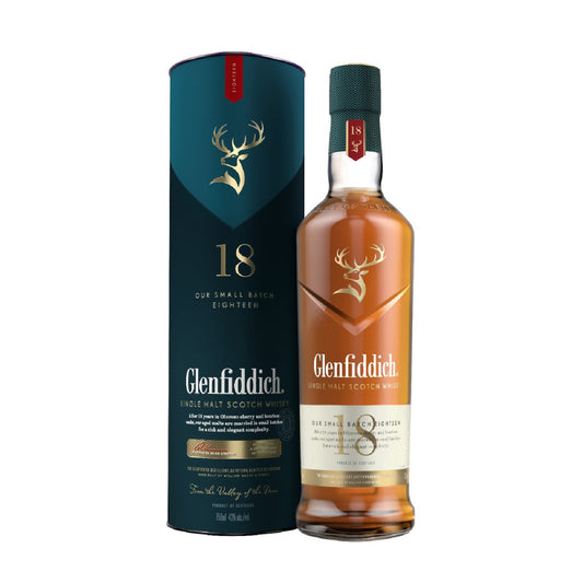 Glenfiddich 18 Years Old Single Malt Scotch Whisky 750ml