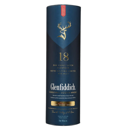 Glenfiddich 18 Years Old Single Malt Scotch Whisky 750ml