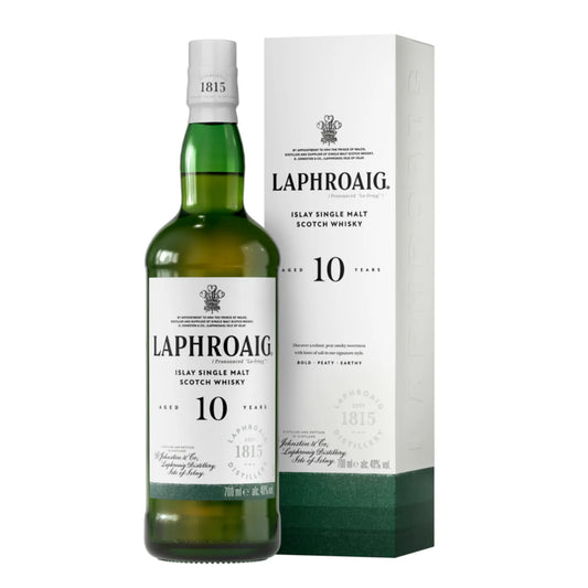 Laphroaig 10 Years Old Islay Single Malt Scotch Whisky 750ml